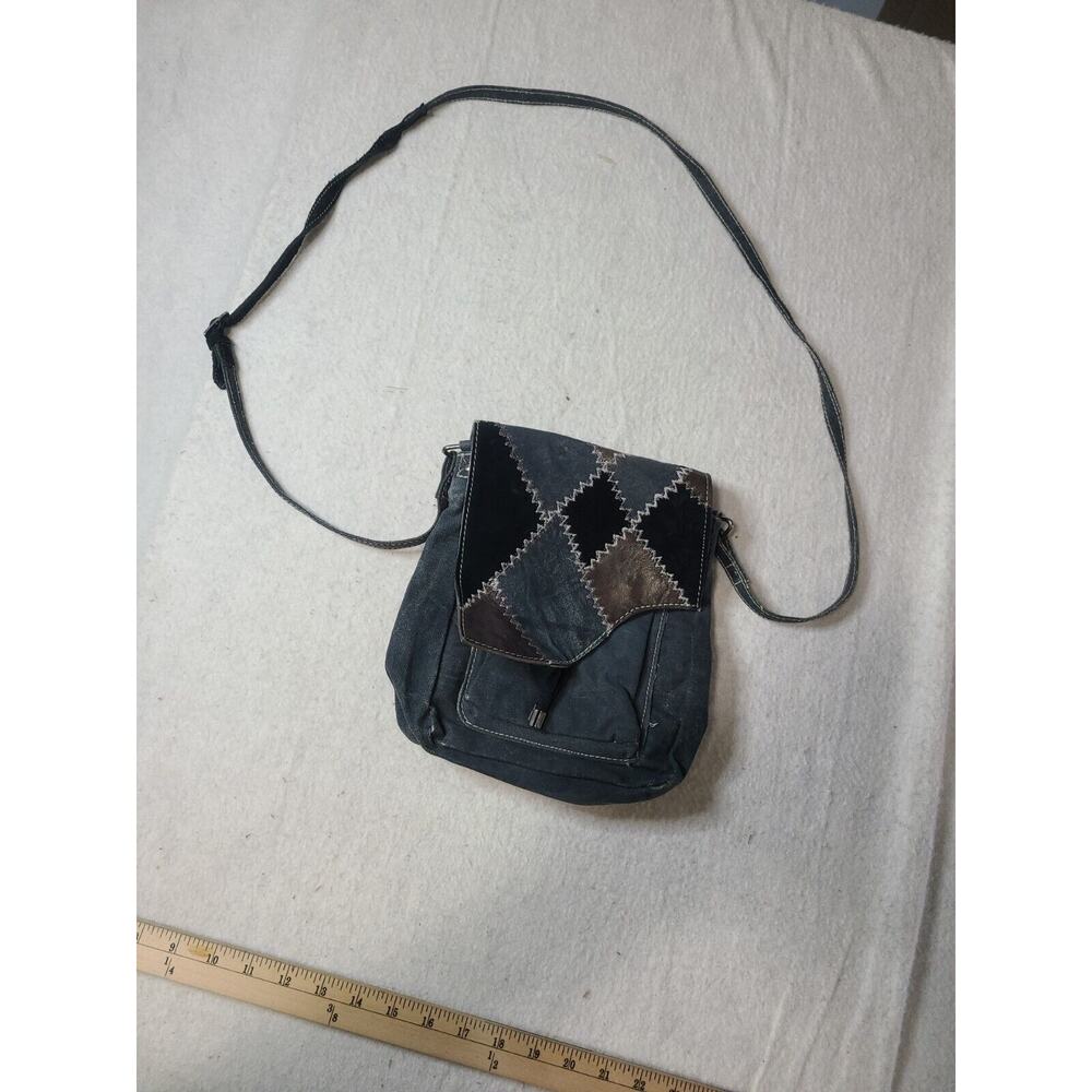 Mona B Patchwork Crossbody Bag - image 1